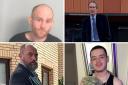 Court - James Martin, Peter Beaven, Elijah Clark, and Darren Newbury all appeared before the courts last month