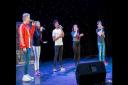 Talent - Johnny, Macey, Tyrese, Char and Charlie on stage
