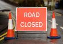 Road closed due to accident involving two vehicles