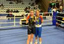 Success - Young boxer Angel Higgs (left) won a silver medal at a prestigious competition