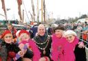 The Basin Oars team with mayor Peter Stilts at January's event
