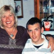 Family: Melanie Leahy and son Matthew