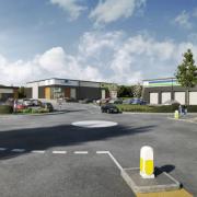 CGI visual of the proposed redevelopment of the former Quest Motors site in Wycke Hill Business Park, Maldon