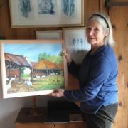 Artist Caroline Spong, who started the Langford and Ulting Art Exhibition 25 years ago