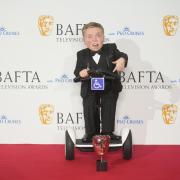 Excited: Lenny Rush was awarded a BAFTA this year for his role in Am I Being Unreasonable