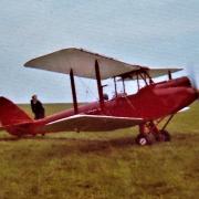 A DH60G Moth of the type flown by the Duchess