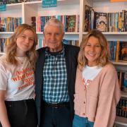 Guest - Eleanor McKnight and owner Olivia Rosenthall of Maldon Books with author Nick Butterworth