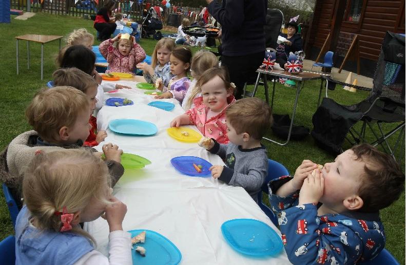 Deerlands Day Nursery commemorate Her Majesty’s 90th birthday with tea party