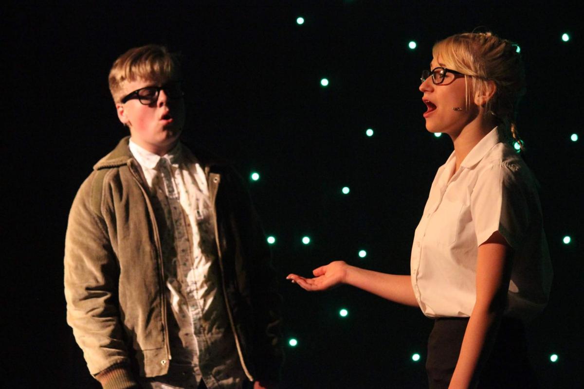 Alfie Barret and Natahsa Gooderham performing Suddenly Syemour from Little Shop of Horrors