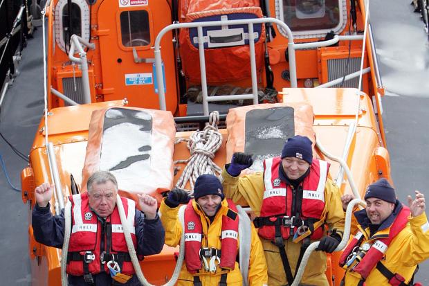 Grateful - Walton RNLI crews were surprised when they received a £1million donation