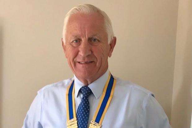 Rotary - the club's new president Andy Fern 