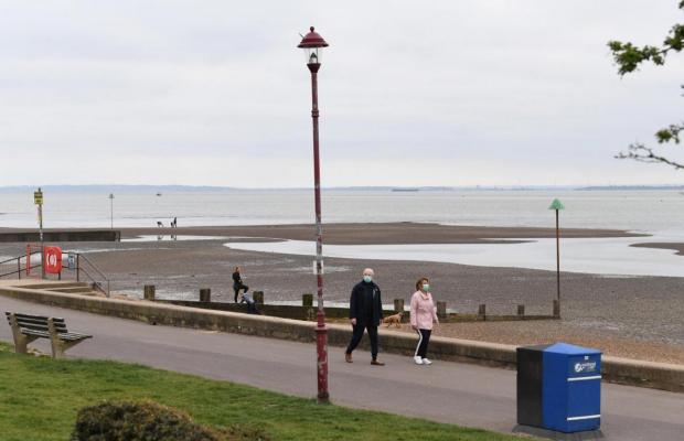 Maldon and Burnham Standard: An empty beach pictured during the last national lockdown in May