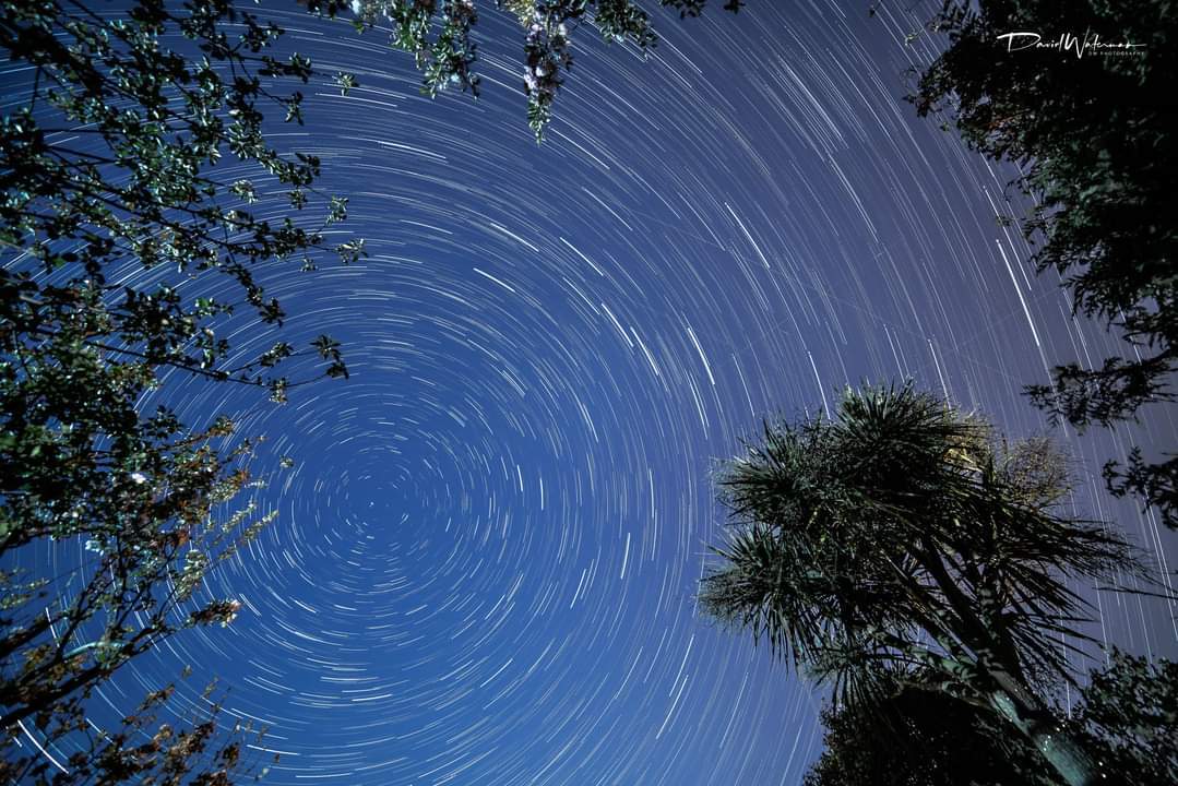 Star trails. Photo taken from my back garden on a Summers evening in lockdown