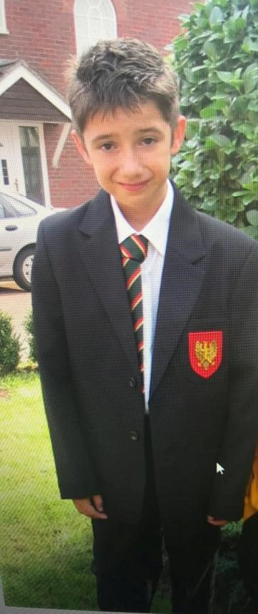 James Bailey starting high school. See SWNS story SWBRjudo; A martial arts champion who won gold at the European Championships has revealed his lifelong fight with epilepsy - and how he suffers up to 250 seizures per DAY. James Bailey from Essex, began