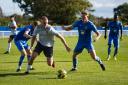 Dash: Maldon and Tiptree's George Smith in action against Redbridge.