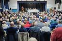 Crowd - Hundreds attended the public meeting