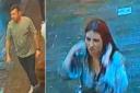 CCTV of two people wanted by police in connection with fight at Lime Street Central Pub on April 26