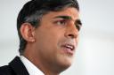 Prime Minister Rishi Sunak apologised to infected blood victims (Carl Court/PA)