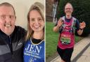 Runners - Jennifer Perry and Ben Fuller are among those taking on the Marathon