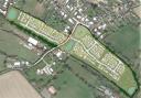Proposed site plan for up to 97 homes in Tolleshunt Knights