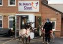 Staff at St Peter's Court Nursing Home gave their residents a special Christmas treat with the help of J&C's Party Pets