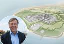 Maldon MP John Whittingdale said he is positive about the future of Bradwell B (photo shows artist's impression of site), 