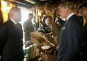 Royal visit: Charles and Camilla visited the pub in 2014