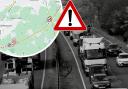 Long delays: queues are forming on the A12