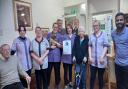 Award celebration: care home staff and residents in Maldon