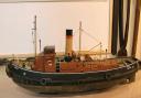 OLD SCHOOL: The Steam Tug Brent model was donated last Sunday