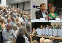 Meeting: the building was at full capacity for the forum