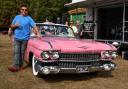Cadillac: a stunning pink 1959 Cadillac