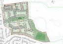 Plans: map plans for the 281 home development