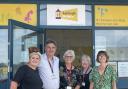 Team: assistant manager Kimberly, manager Mark, volunteers Lynn and Lesley and assistant manager Sarah-Jane