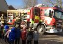 Primary pupils 'fascinated' to meet firefighters, police and doctors from village