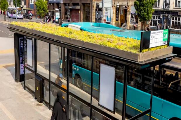 Plan - a Leicester bus stop