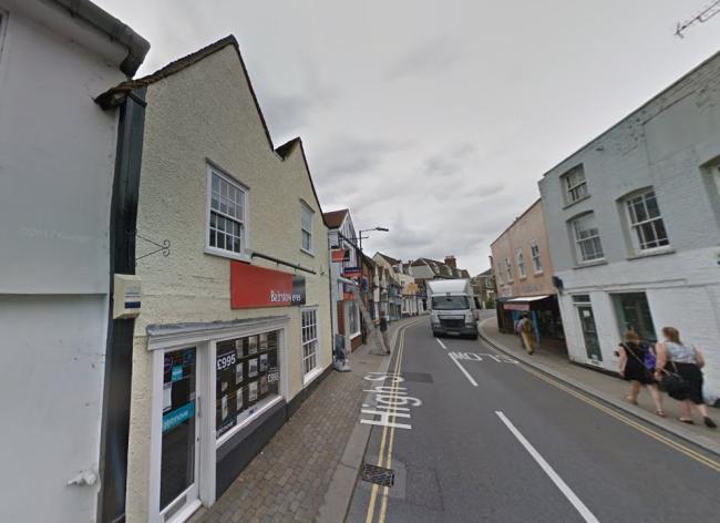 The former Bairstow Eves building in 20 High Street, Maldon. Photo: Google Street View