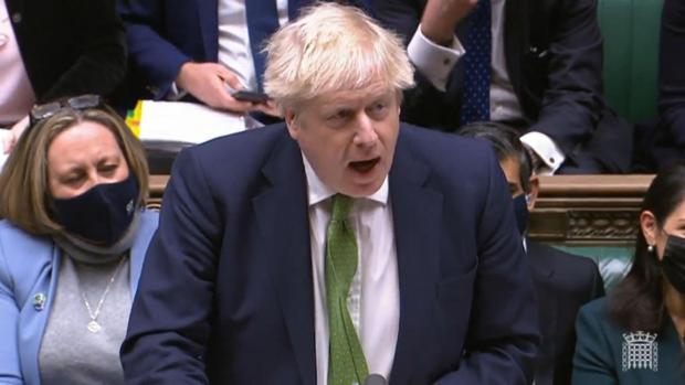Maldon and Burnham Standard: Boris Johnson in the Commons. Credit: PA