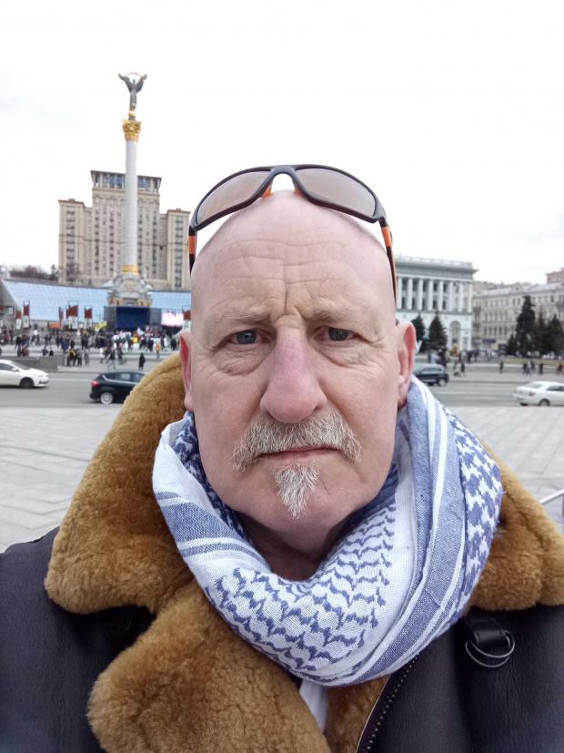 Maldon and Burnham Standard: AMONGST THE HISTORY: Don pictured in Kyiv on February 20