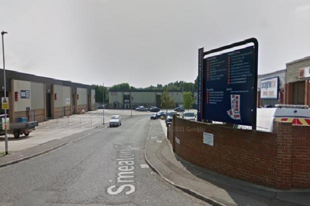 Speed bumps will be put in Smeaton Close on Severalls Business Park Photo: Google Maps