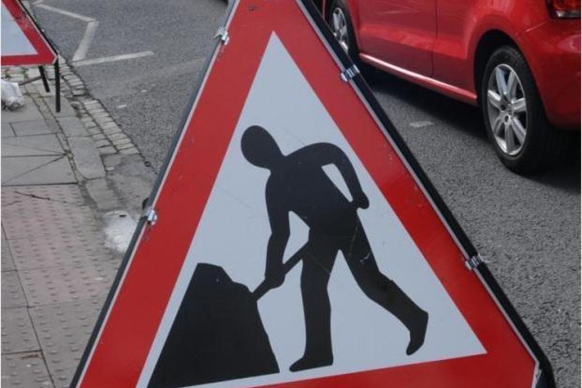 Roadworks - drivers are warned about a number of road projects