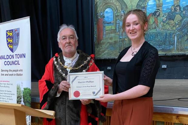 Maldon and Burnham Standard: Harriet Phillips was awarded Citizen of the Year