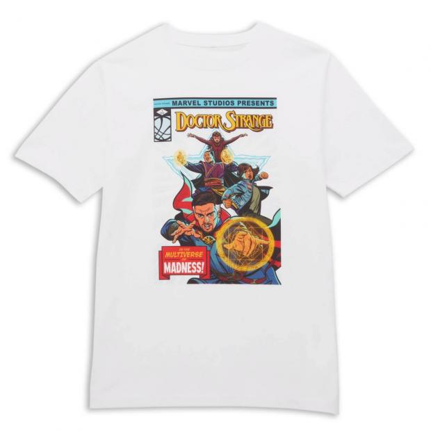 Maldon and Burnham Standard: Marvel Dr Strange Star Comic Oversized Heavyweight T-Shirt (Zavvi)