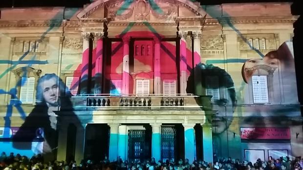 Maldon and Burnham Standard: Images projected onto Hull City Hall during the East Yorkshire city's reign as UK City of Culture in 2017. Picture: Wikimedia Commons
