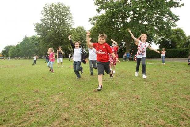 Maldon and Burnham Standard: School children in Maldon take part