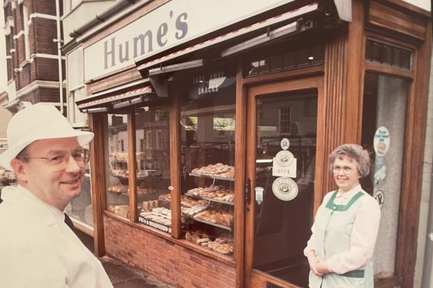 Maldon and Burnham Standard: Ann and Dennis pictured outside Hume's