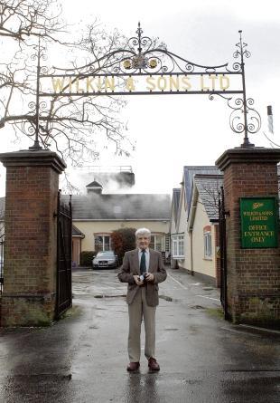 Maldon and Burnham Standard: Peter Wilkin outside the Wilkin and Sons factory