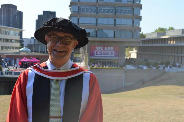 Accomplished - Charles Clover at the University of Essex set to receive his honorary degree