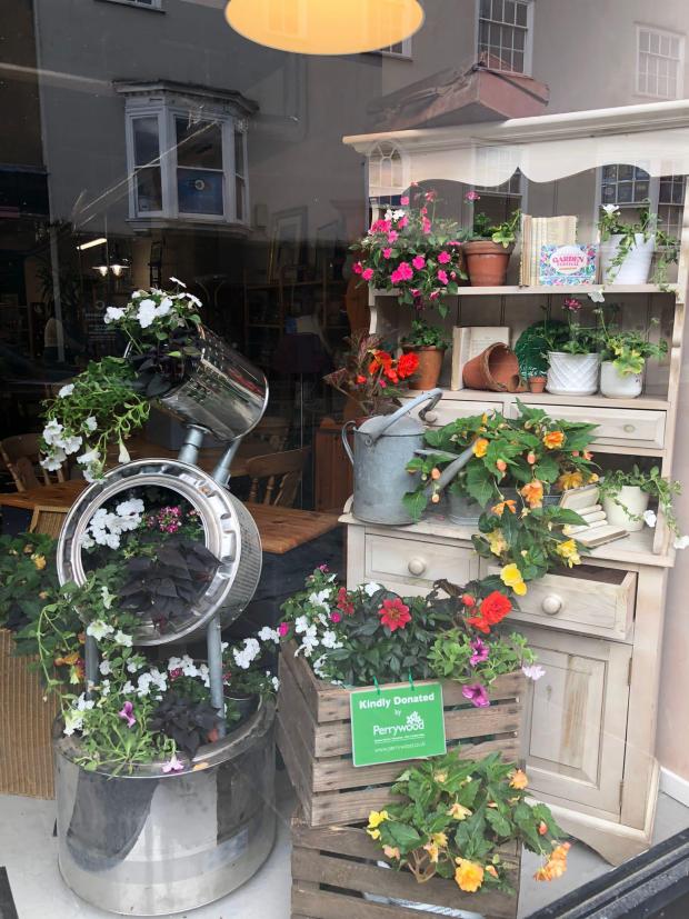 Maldon and Burnham Standard: Emmaus charity shop window display