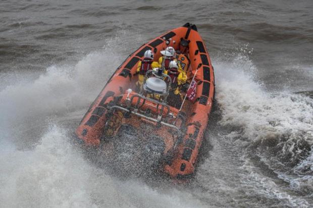 Rescue - volunteer crews went to the aid of a yacht in difficulty off the Essex coast. Picture: RNLI/Mark Walsham